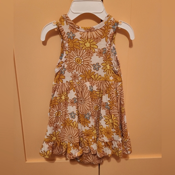 Posh peanut racerback ruffled body suit 6-12m - Picture 3 of 3